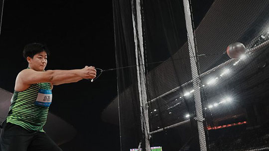 赵杰刷新女子链球亚洲纪录