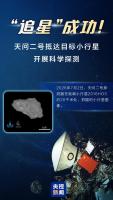 天问二号抵达目标小行星开展科学探测