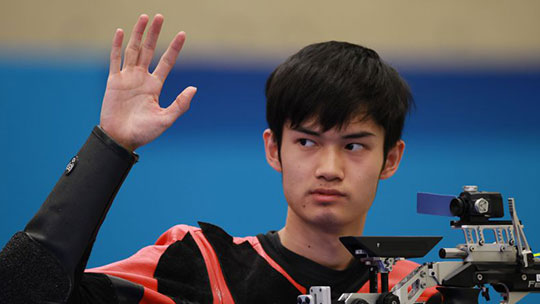 射击世界杯中国队包揽女子25米手枪冠亚军 盛李豪摘金